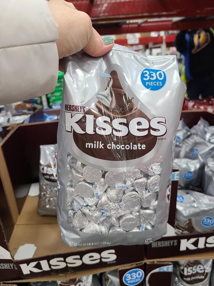 Socola sữa ú kisses 1,58kg 330 viên của mỹ