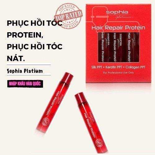 Hấp protein phục hồi tóc sophia (1 hộp 10 lọ)