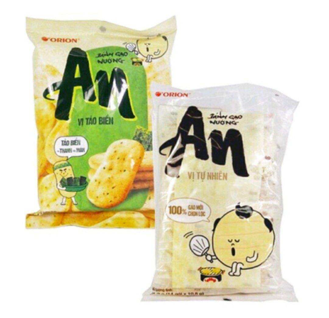 BÁNH GẠO AN VỊ TẢO BIỂN/VỊ TỰ NHIÊN 111,3g  DATE MỚI