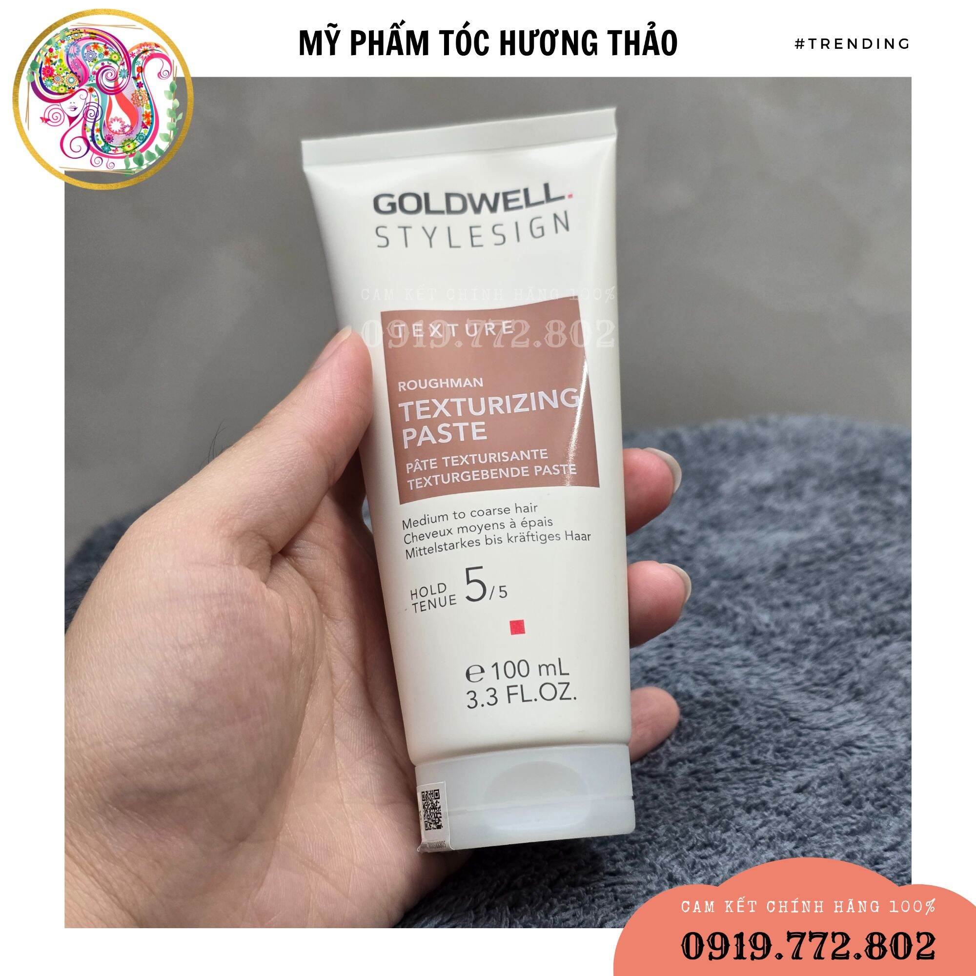 [HCM] (MẪU MỚI 2024) Goldwell Stylesign Creative Texture Roughman Matte Cream Paste 100ml