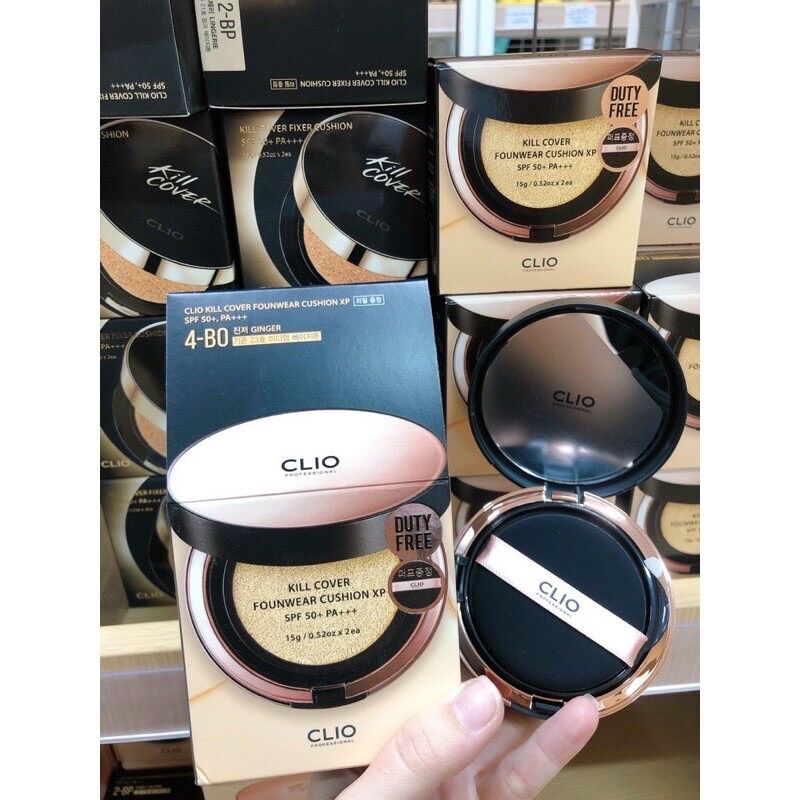 Phấn Nước Clio Stay Perfect Cover Cushion SPF 50+ PA++++ ( Tặng Kèm Lõi )