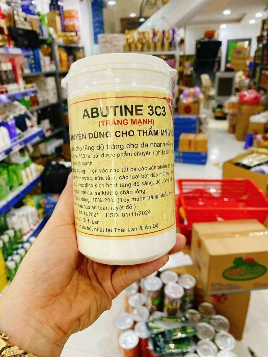 Kem dưỡng kích trắng abutine 3c3