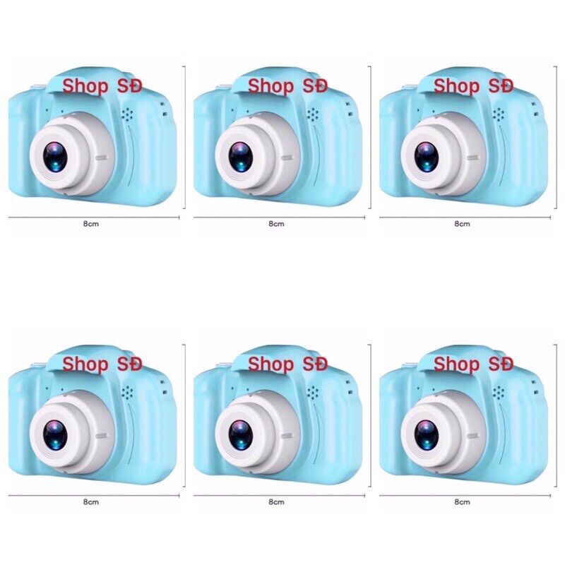 Máy chụp hình bé - xanh dương