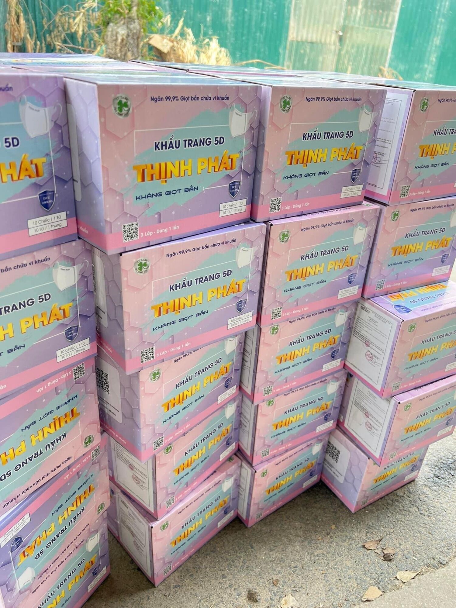 khẩu trang 5D THỊNH PHÁT - THÙNG 100c