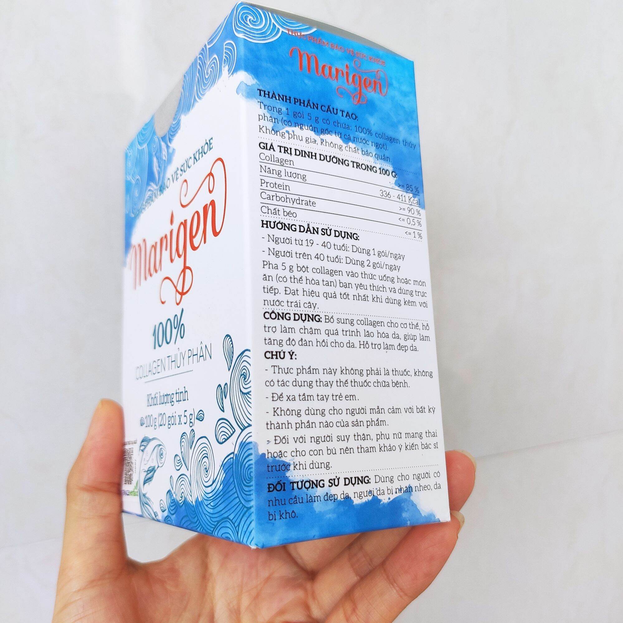 Collagen Marigen 100gram nguyên chất