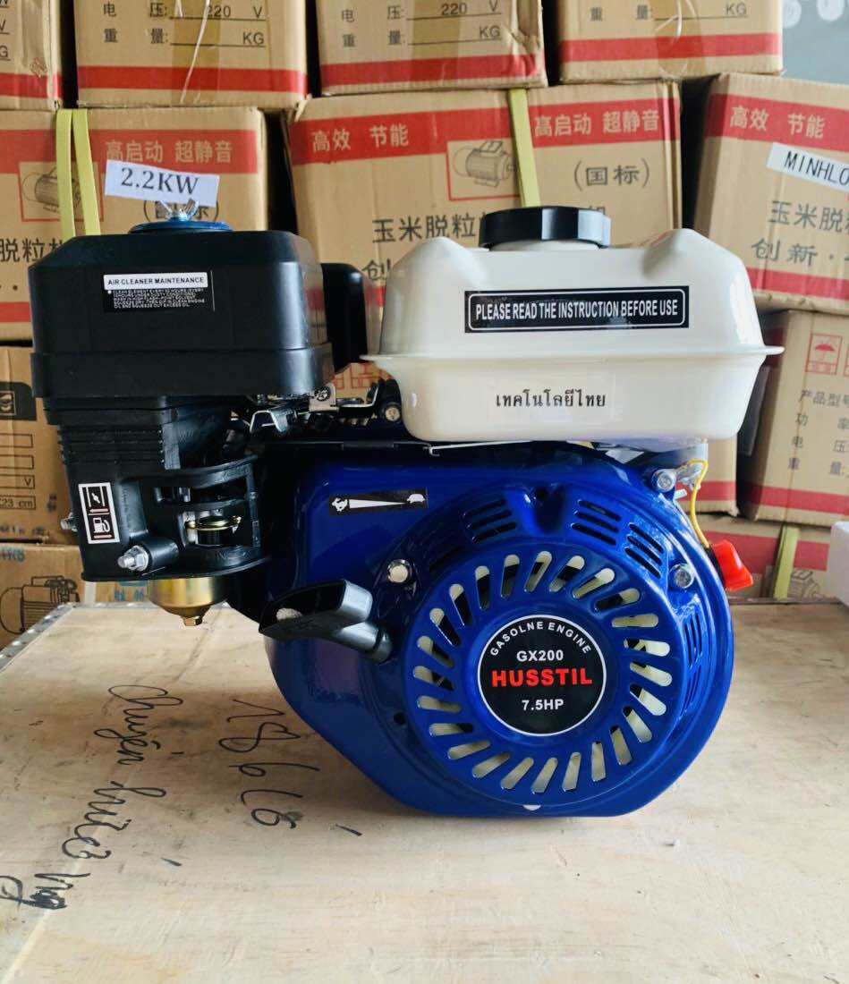 máy nổ động cơ chạy xăng HUSSTIL thái lan 7’5 hp
