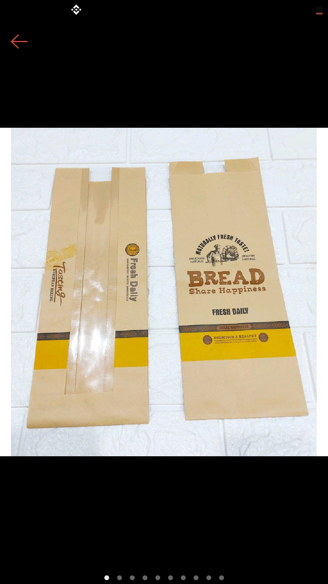 Xấp 50 Túi bánh mì hoa cúc, túi ngang, túi dọc