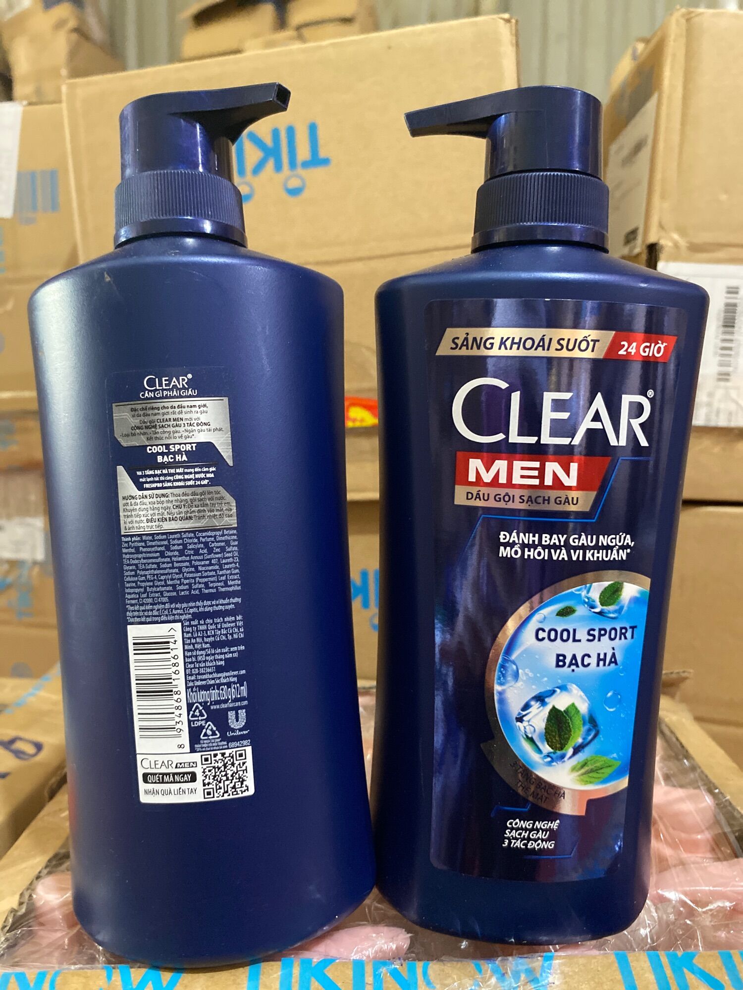 dầu gội sạch gàu Clear men 650g