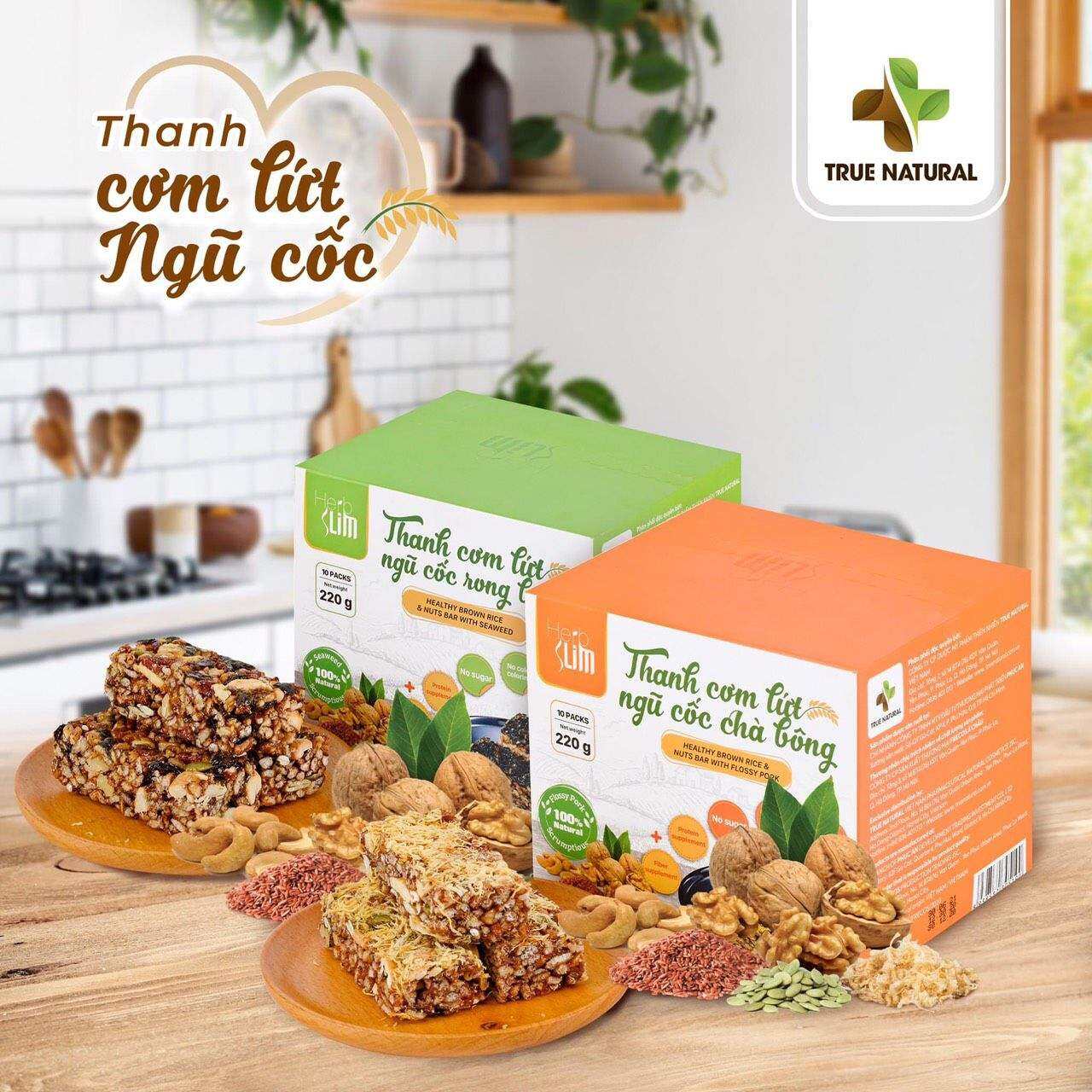 Thanh cơm gạo lứt ngũ cốc (rong biển) 10gói net 220g