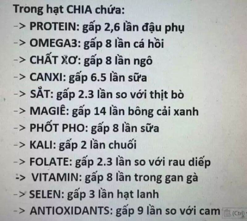 HẠT CHIA ÚC hàng xách tay gói 1kg