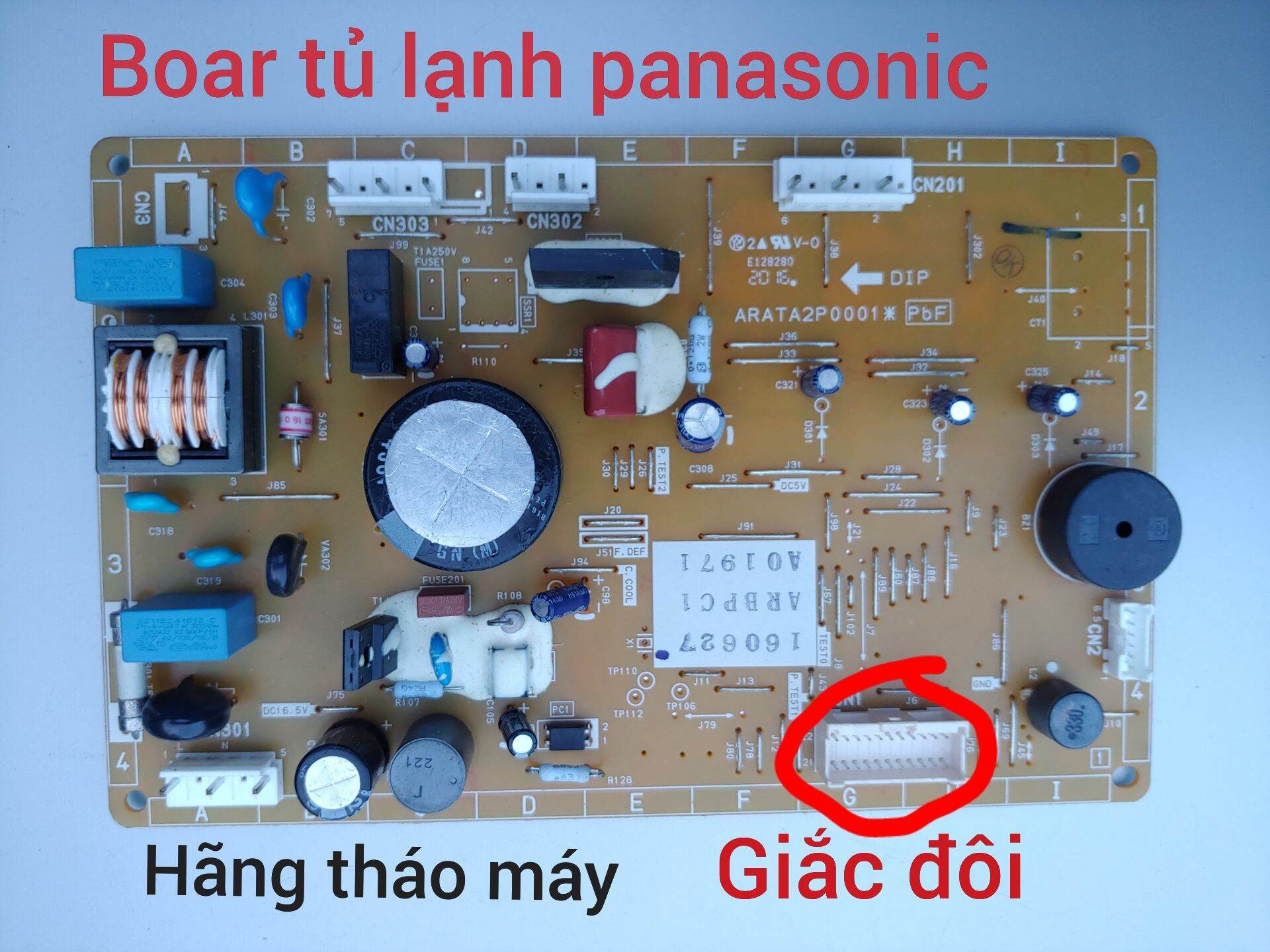 Bo tủ lạnh panasonic inverter ( rắc đôi - tháo máy )