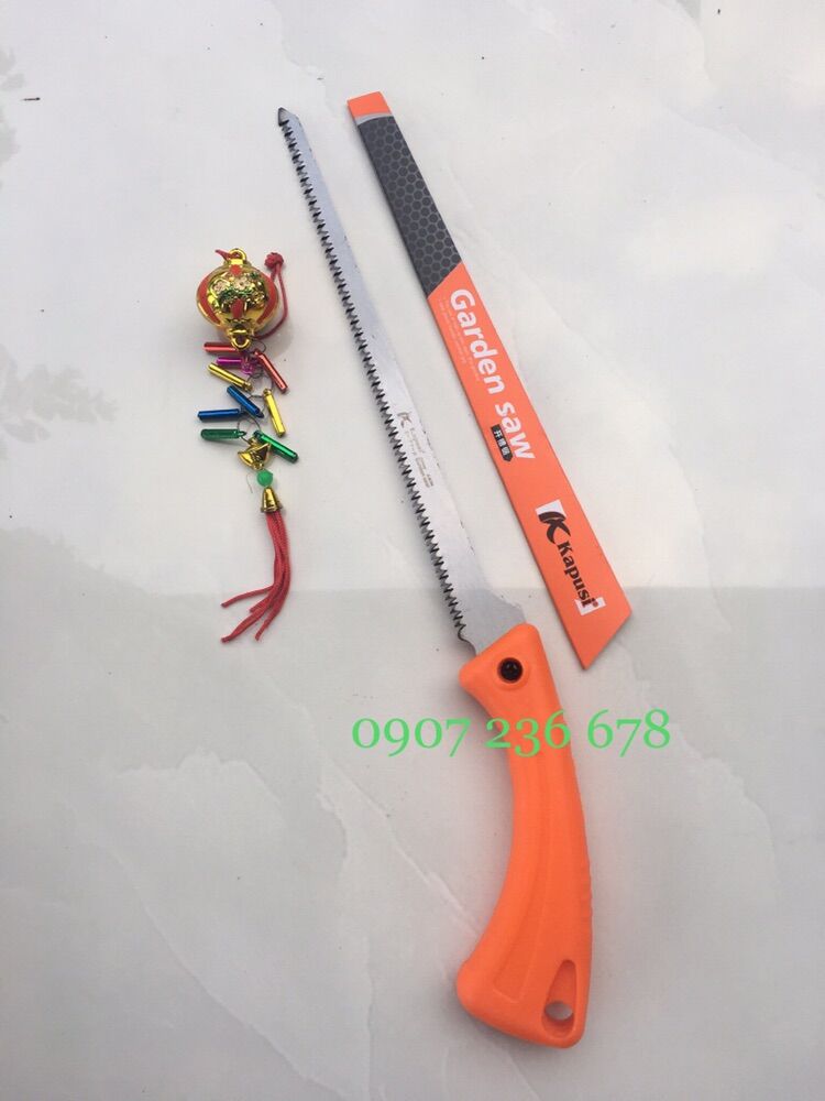 Cưa gỗ lưỡi thép cầm tay mini kapusi, cưa lách mini