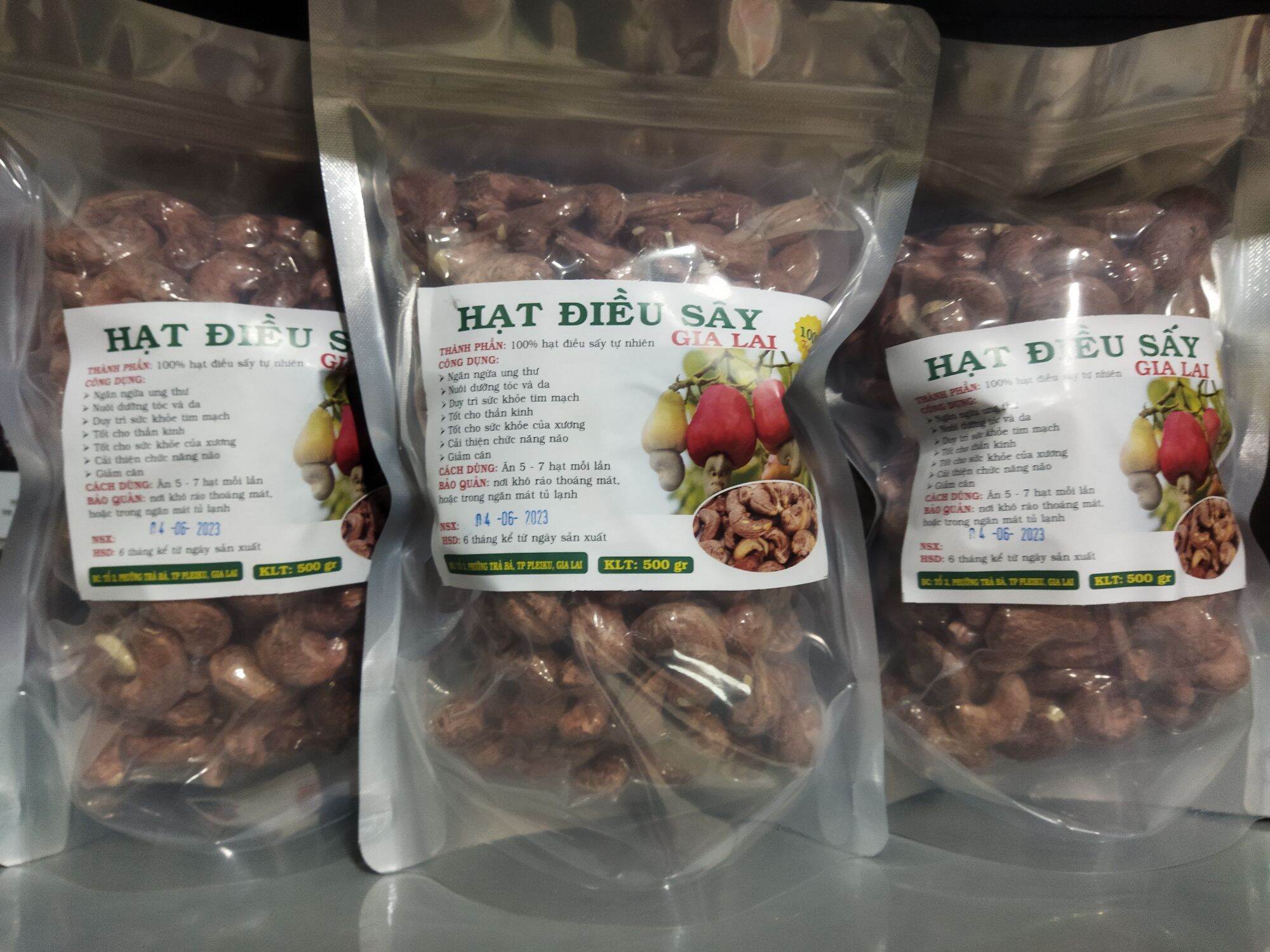 1kg Hạt điều sấy thuần chất (nguyên chất) không muối VIP hạt lớn loai 1 còn vỏ lụa, hạt nguyên, chính hãng