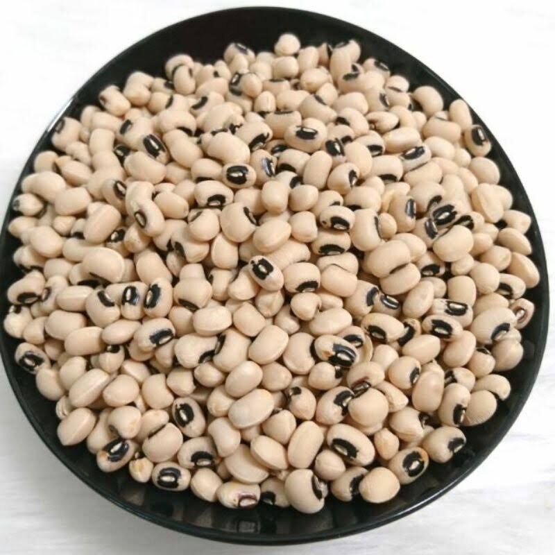Đậu trắng bi ( đậu trắng mắt cua) - bịch 500g