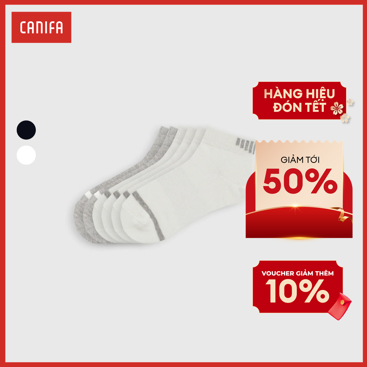 Pack 3 đôi tất nam CANIFA 8AX23A008