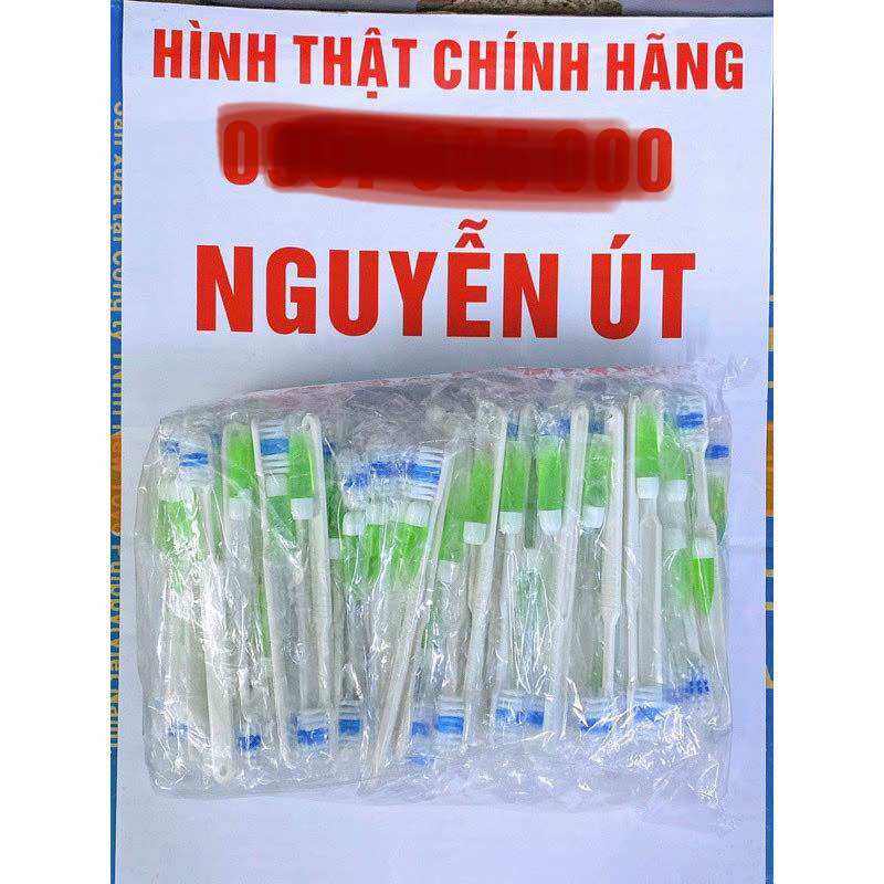 Bàn chãi kem đánh răng túi 100 bộ