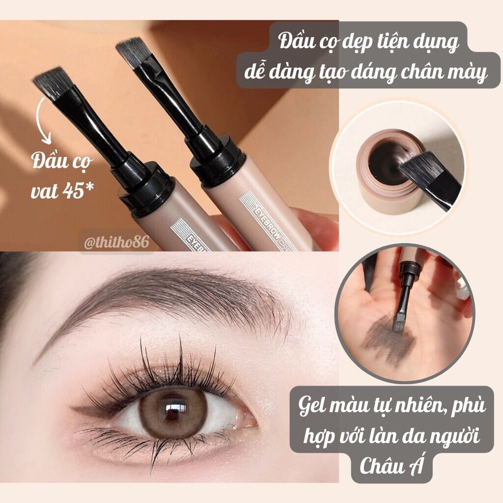 Bút gel kẻ mày kẻ mắt chống nước lâu trôi wodwod w933