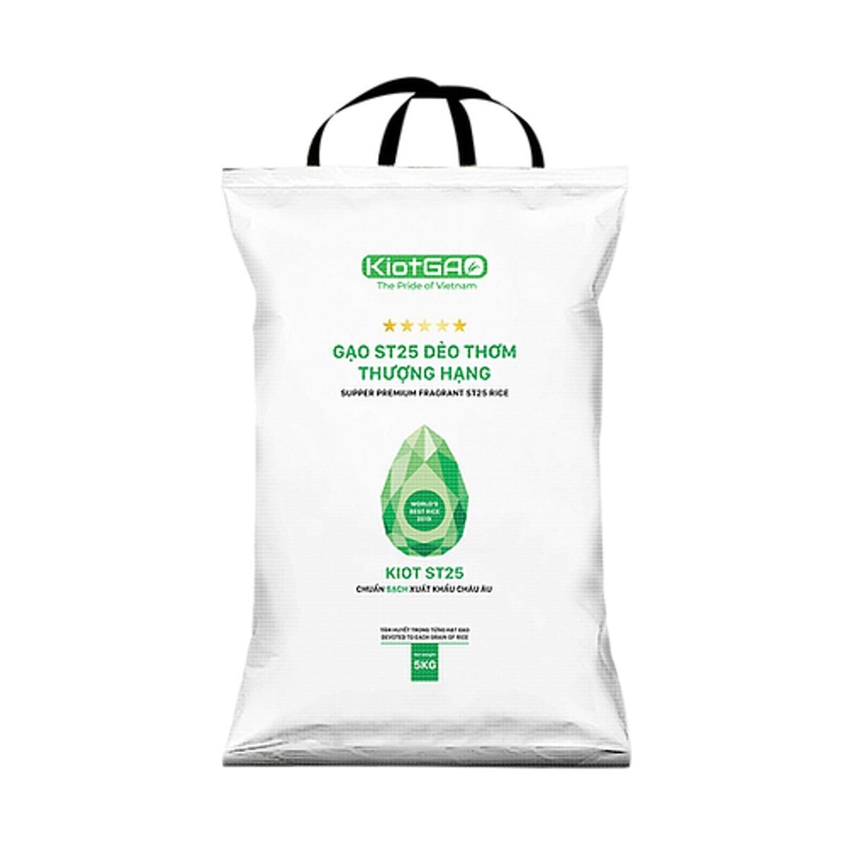 Gạo st25 dẻo thơm thượng hạng - 5 kg - kiotgao