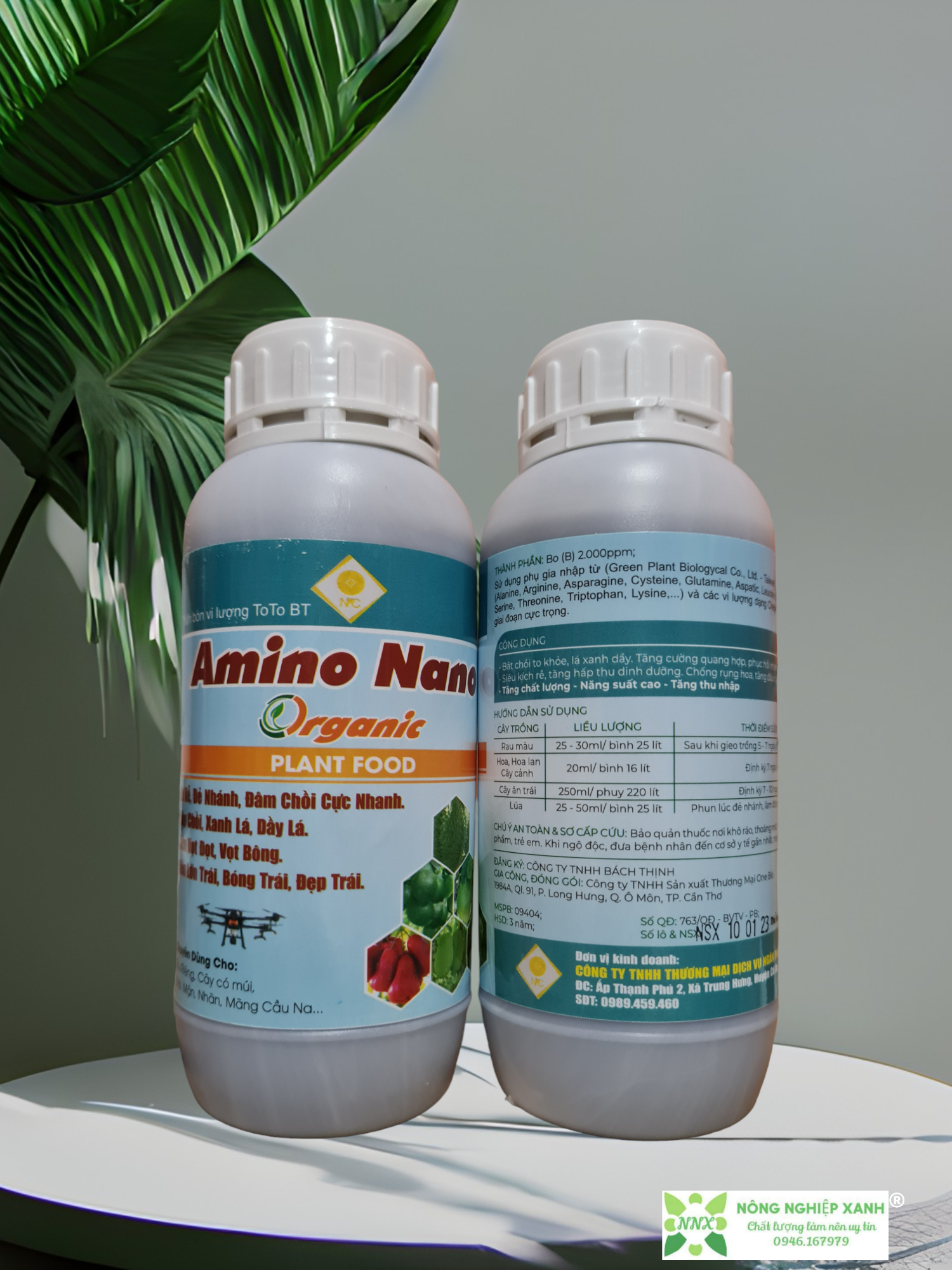 Phân Bón Vi Lượng AMINO NANO Organic 500ml