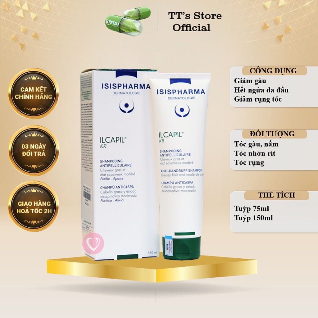 [HCM]Dầu gội ILCAPIL KR - Giảm gàu hết ngứa [ISIS Pharma]