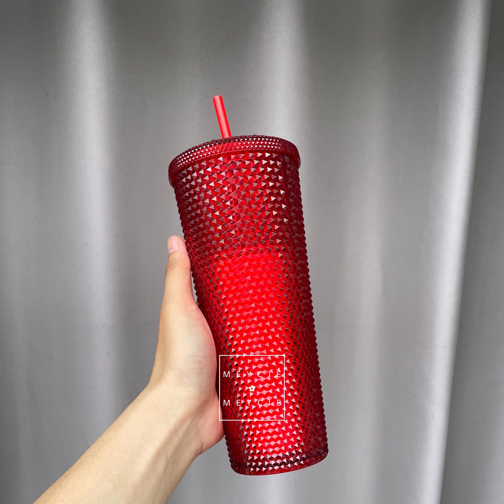 [Chính hãng] Ly Starbucks Studded Bling Red 710ml