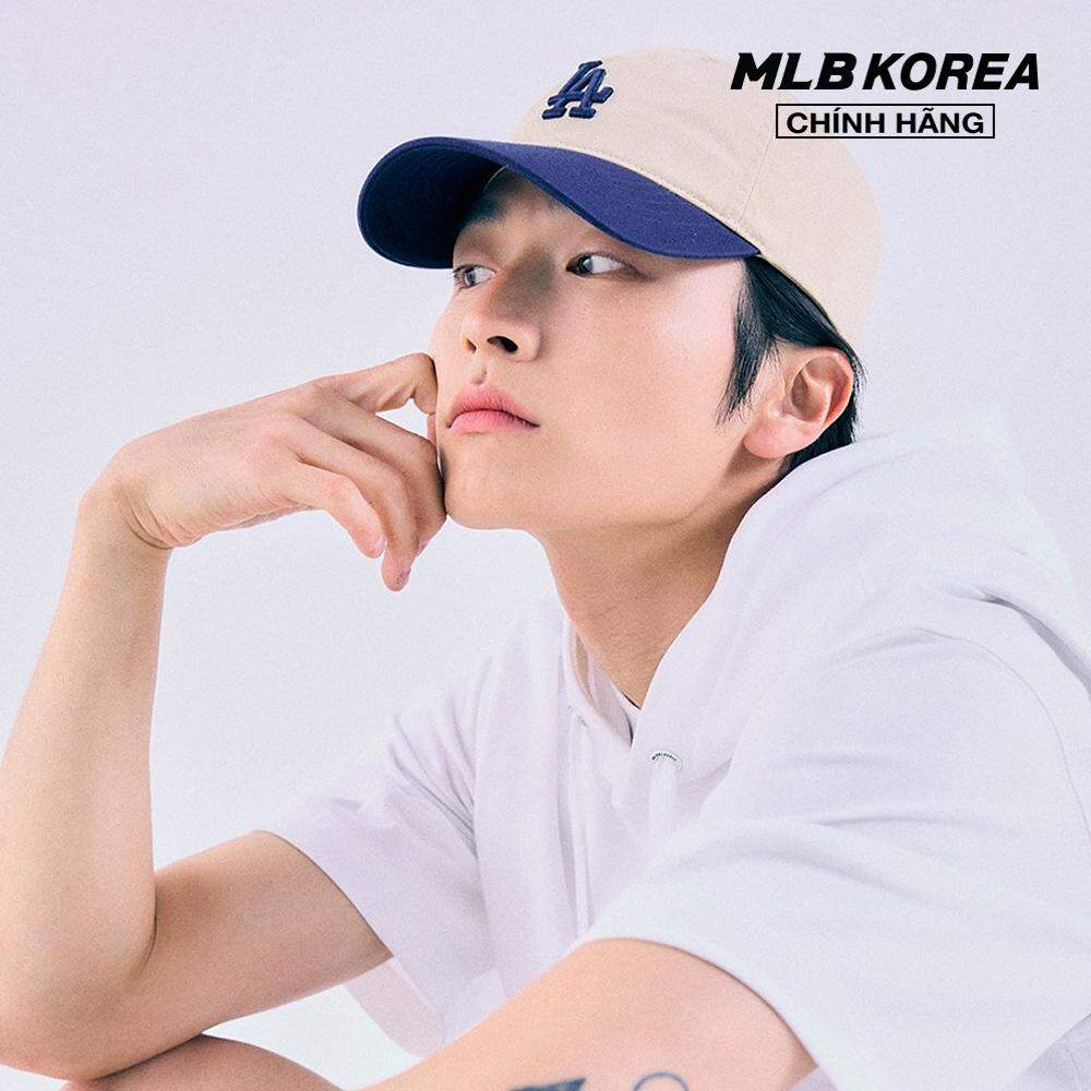 Mlb - nón bóng chày unisex basic color block unstructured 3acp3303n-07nys