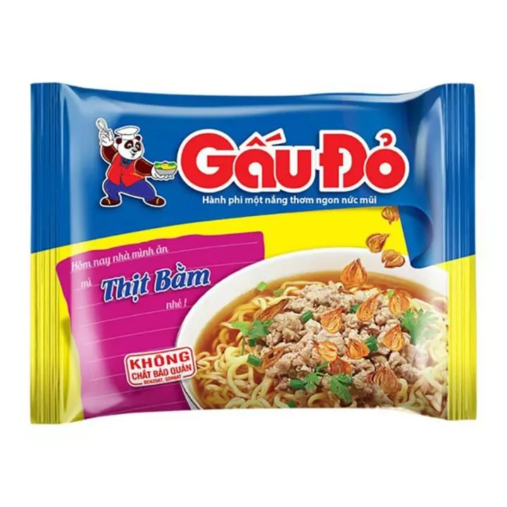 Mì gấu đỏ thịt bằm 15 gói