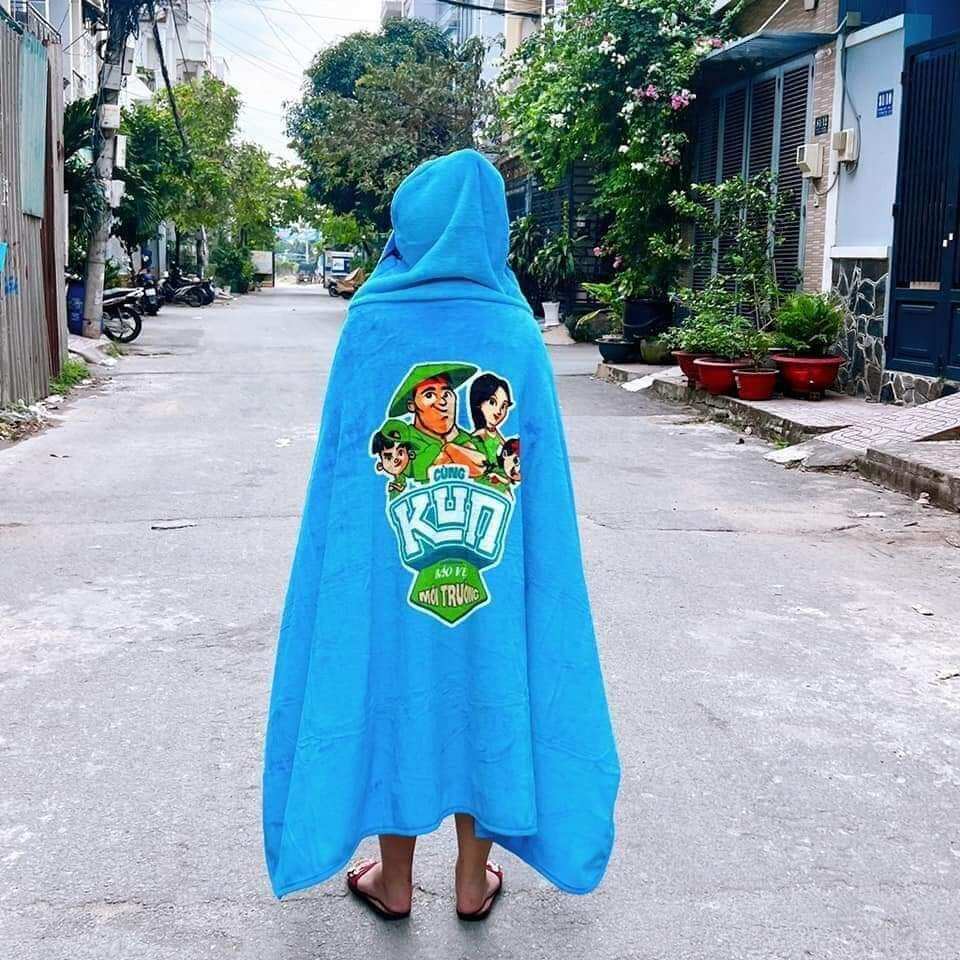 Áo choàng kun biến hình nhân vật sữa kun