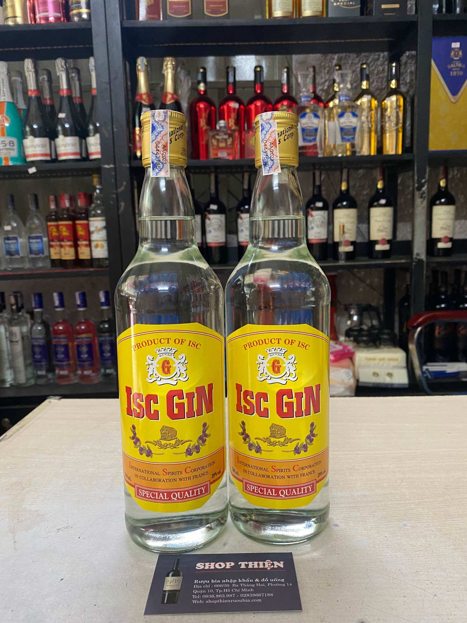 ISC GIN Việt Nam 39% 700ml