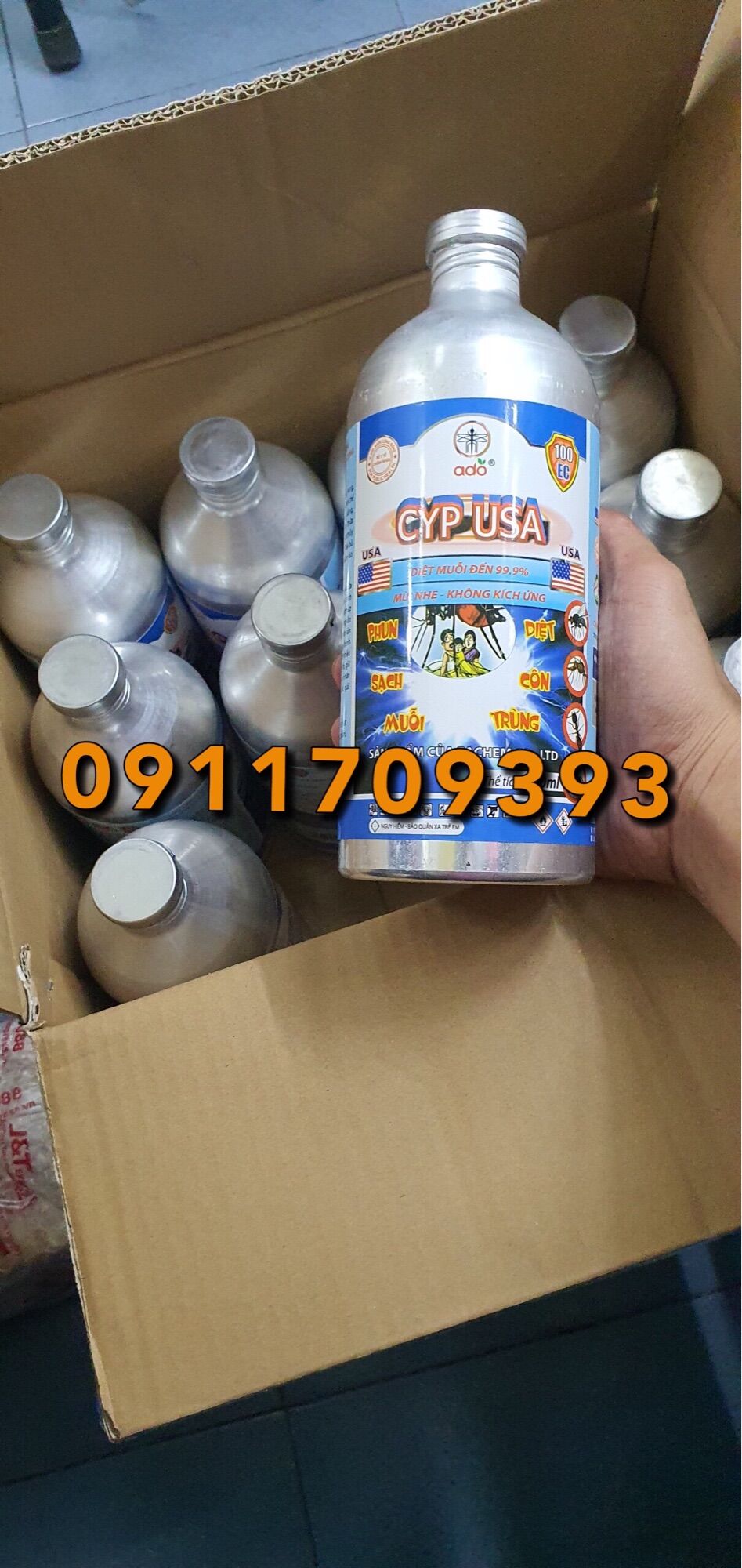 Diệt muỗi, côn trùng CYP USA 100EC