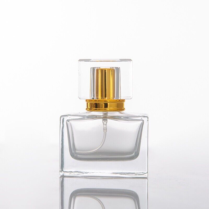 Chai chiếc nước hoa 30ml nắp vuông trắng trong