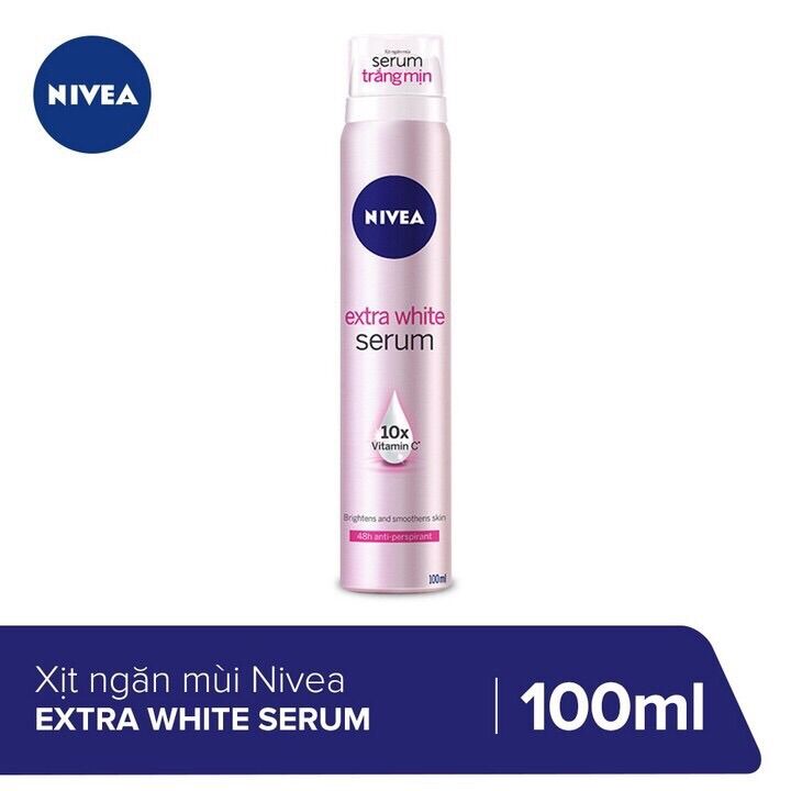 [HCM]Combo 2 chai xịt khử mùi tinh chất serum NIVEA(100ml)