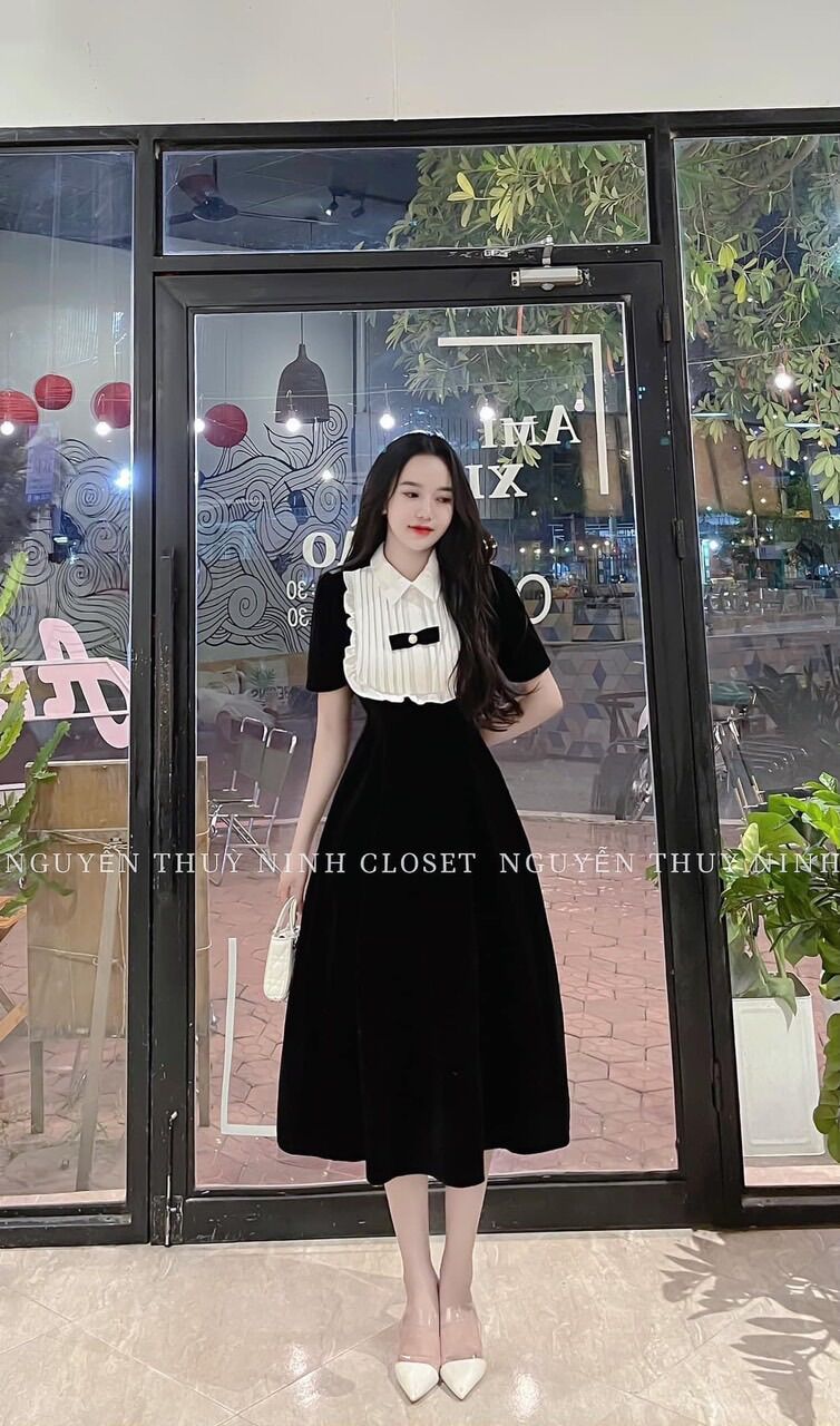 (SHOP BIGSIZE NỮ 50KG ĐẾN 90kg) đầm dài đi tiệc điệu đà D86