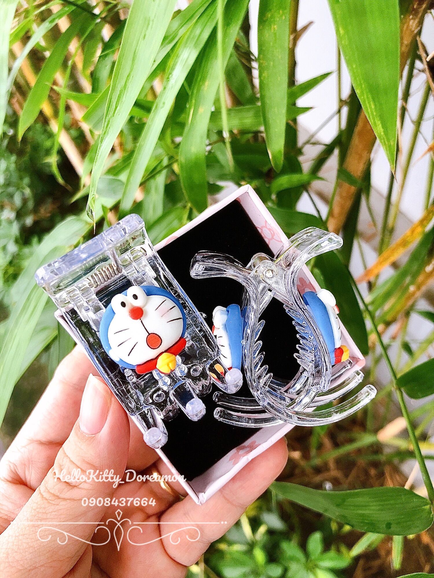 Kẹp tóc càng cua 5 răng hoạt hình