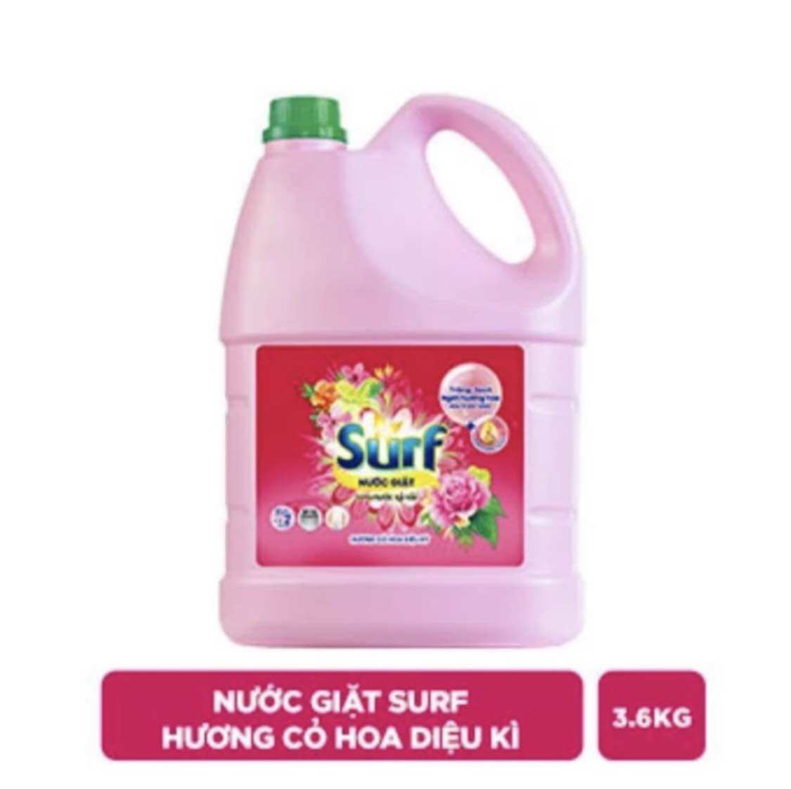 Can Nước Giặt Surf 3,6kg Hương Hoa Cỏ Diệu kỳ