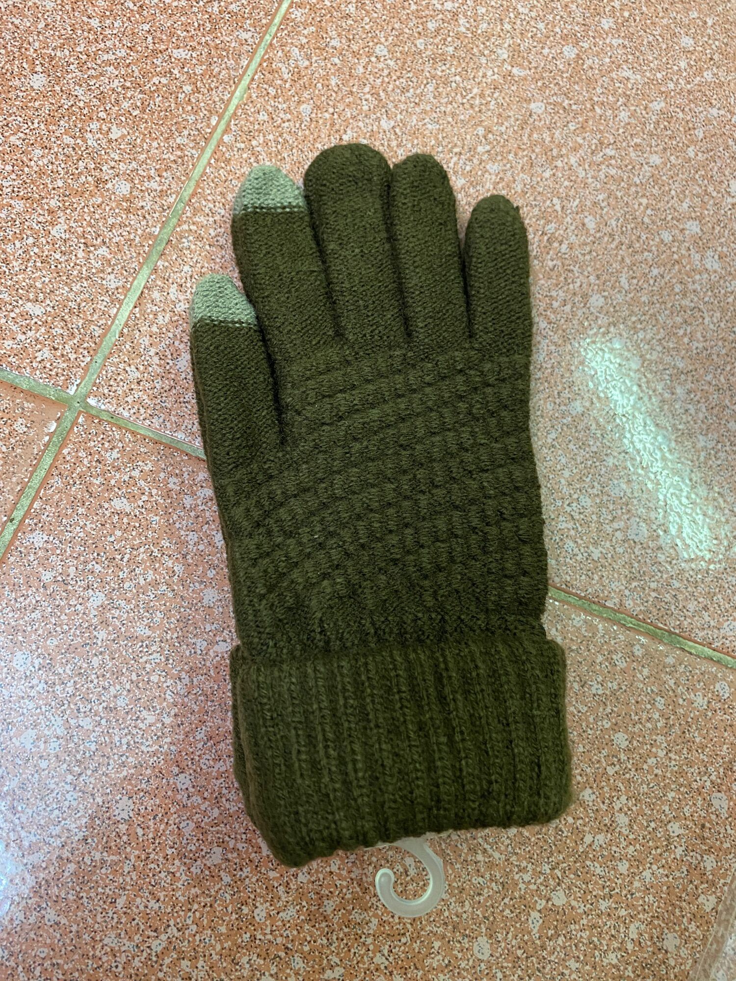 Găng tay Len mùa đông ấm áp mềm mịn chống trượt khi dùng điện thoại cảm ứng