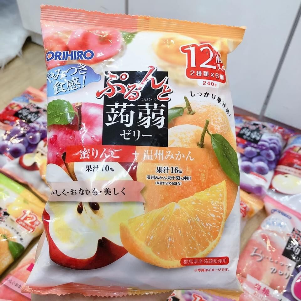 Combo 2 Gói Thạch Rau Câu Trái Cây Nhật Mix Vị
