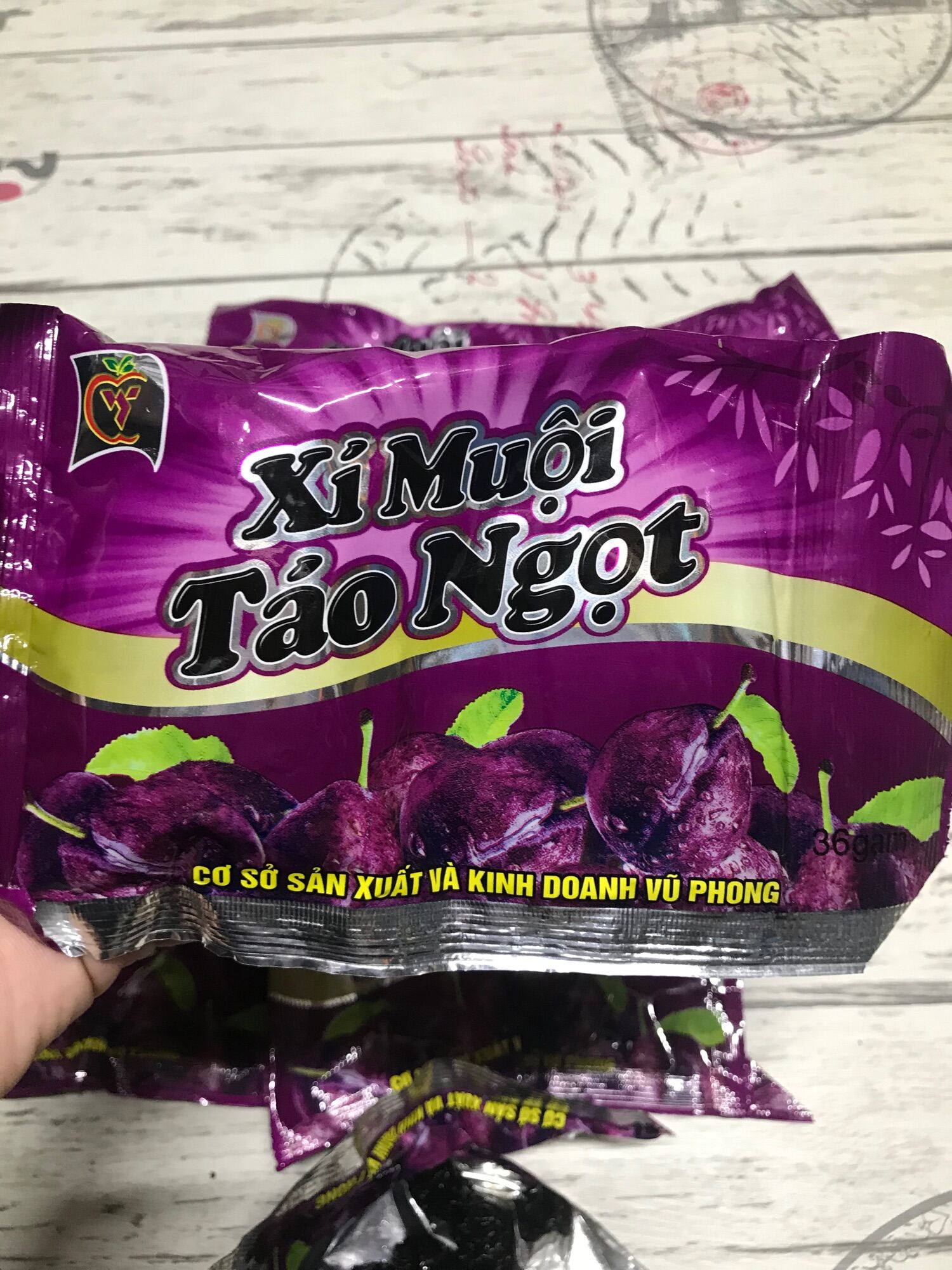 Ô Mai Táo Ngọt - Xí Muội Táo Ngọt- Táo Tím Tuổi Thơ