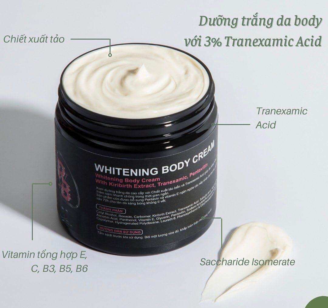 KEM DƯỠNG TRẮNG DA BODY RUCOS ĐEN