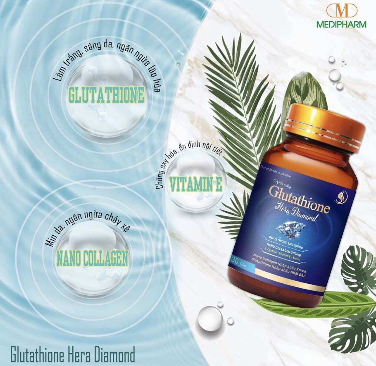 Bổ Sung Glutation Nhật Bản, collagen Hàn Quốc giúp trắng sáng da, chống lão hóa, tăng độ đàn hồi, tăng độ ẩm cho da