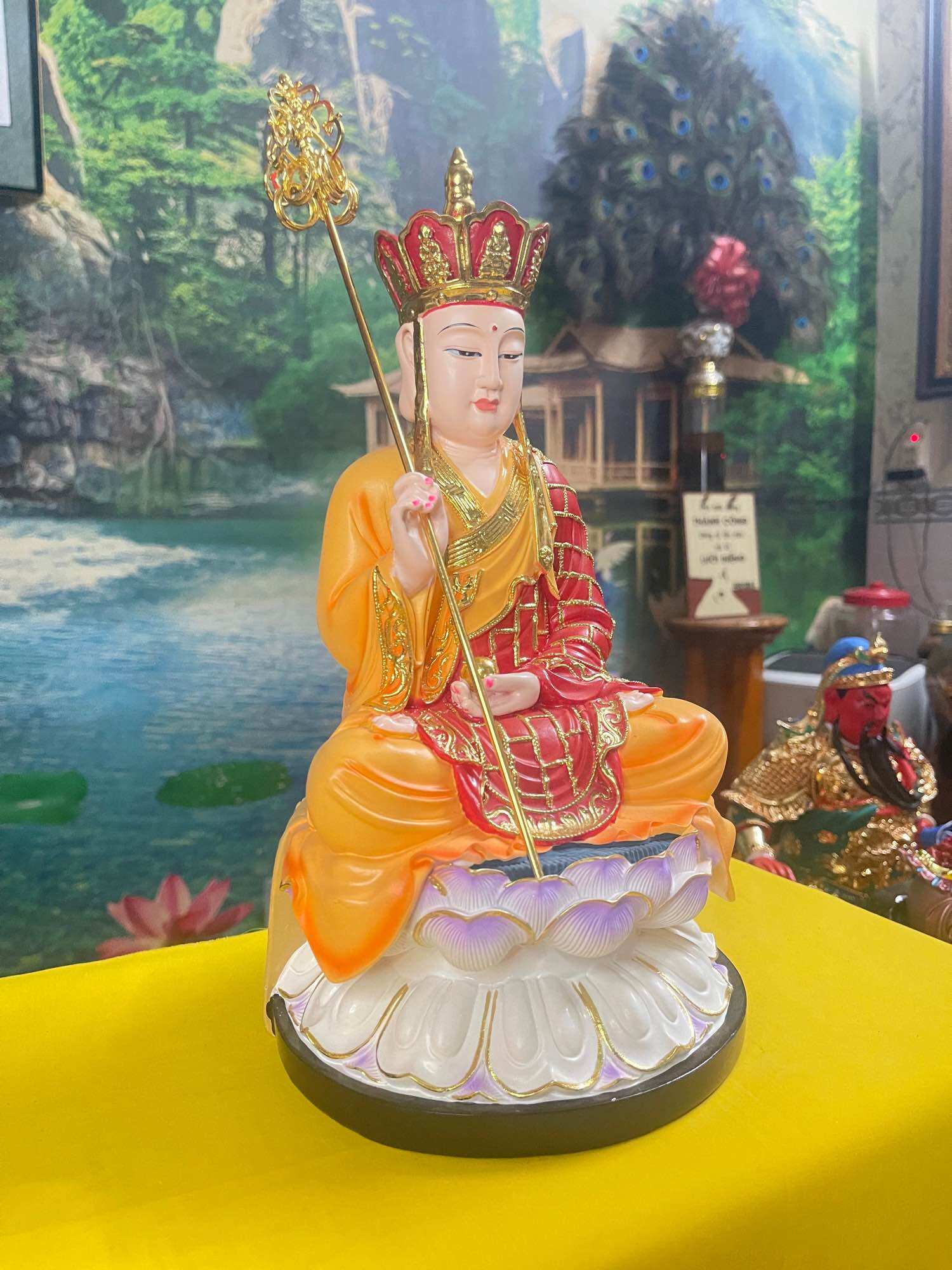 Tượng Địa Tạng cao 30cm