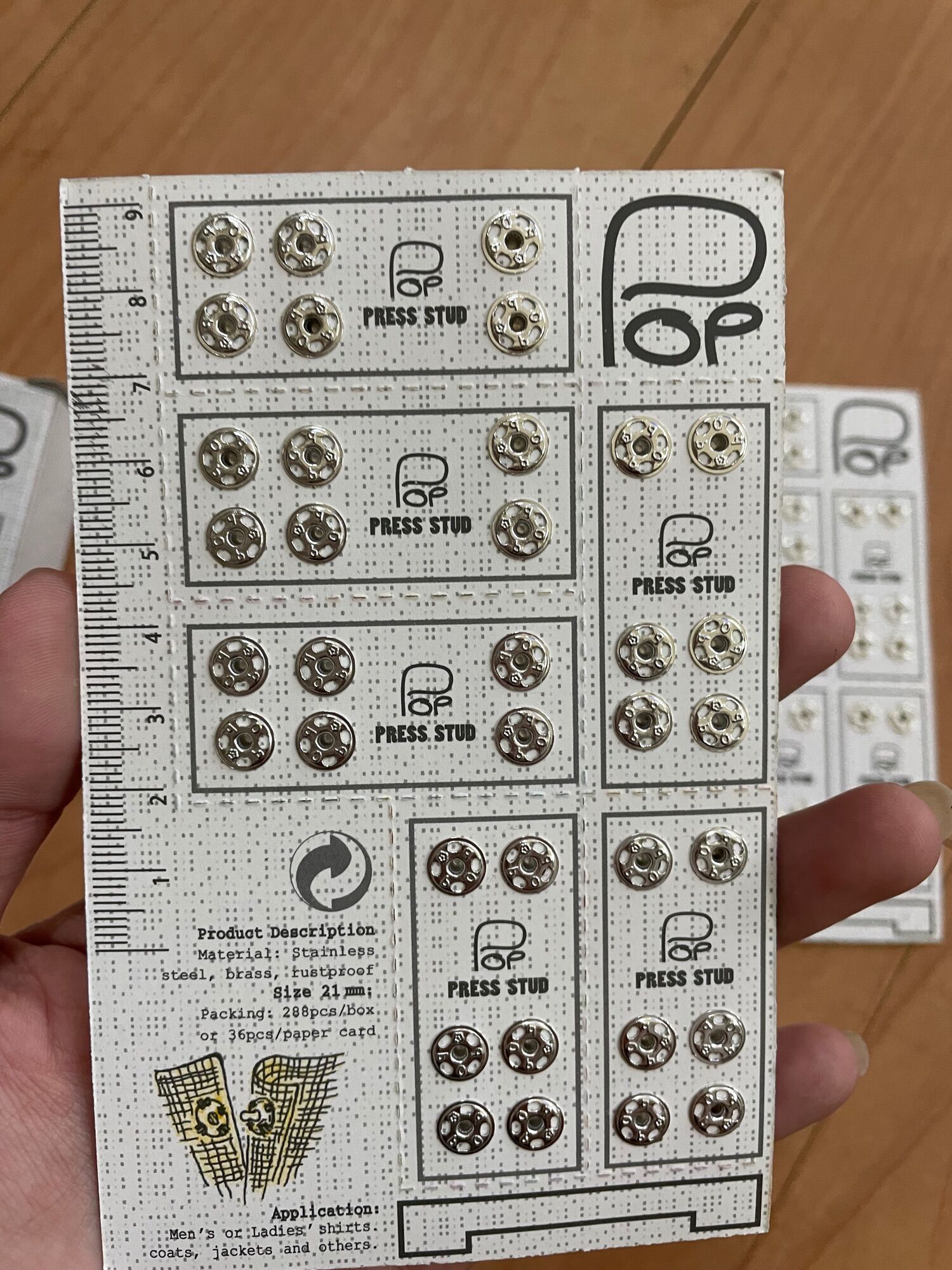 Nút bóp may áo dài (36 nút)