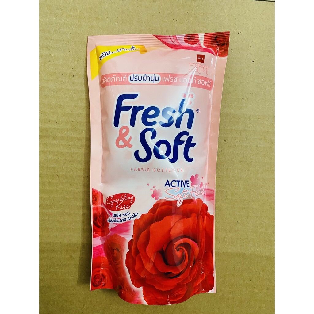 4 bịch Nước Xả Vải Fresh Soft Thái Lan 600ml ( Fresh Soft 600ml ).