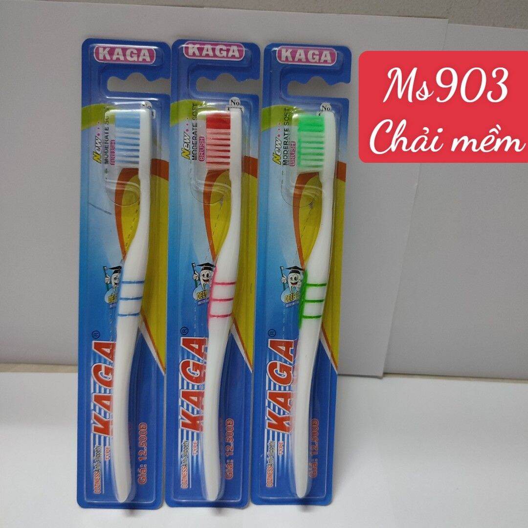 Combo 12 cây bàn chải đánh răng Kaga