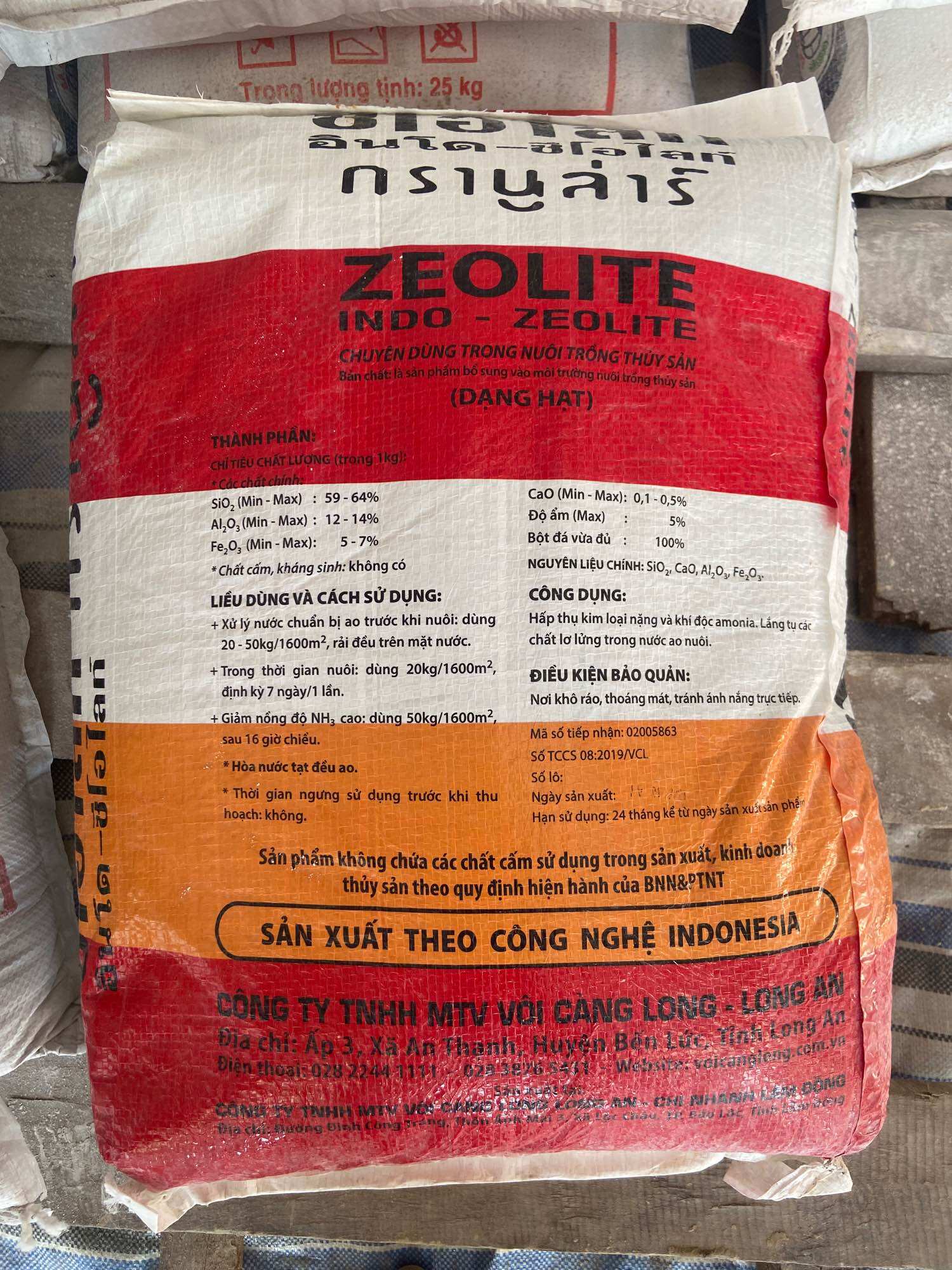 1kg Zeolite xử lý nước ao nuôi ốc