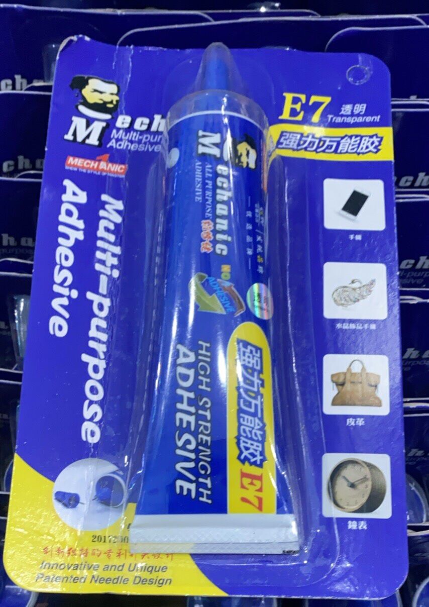 Keo đa năng E7 của hãng Mechanic ( dính chặt,nhanh khô, chống nước )