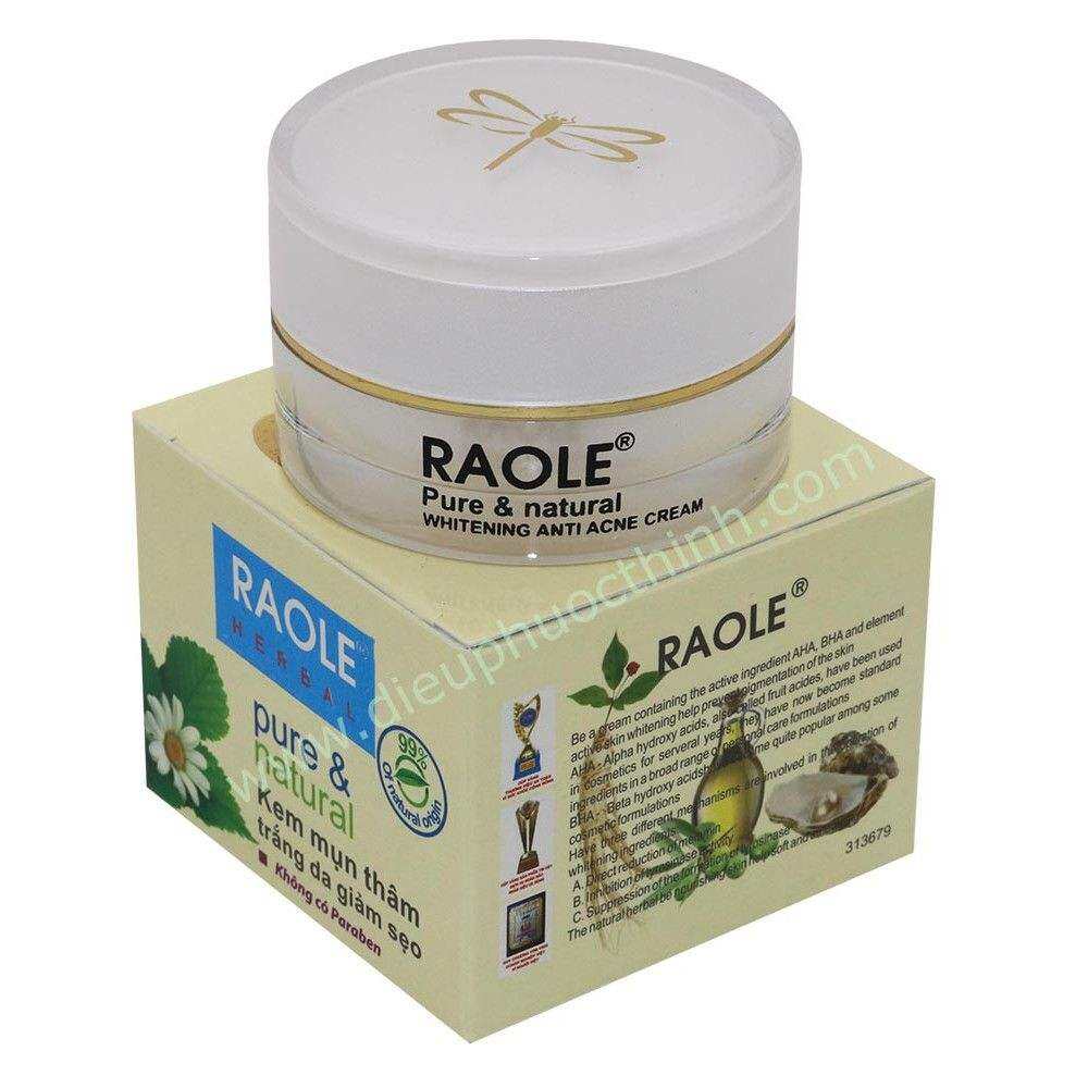 RAOLE KEM MỤN TRẮNG DA 12g
