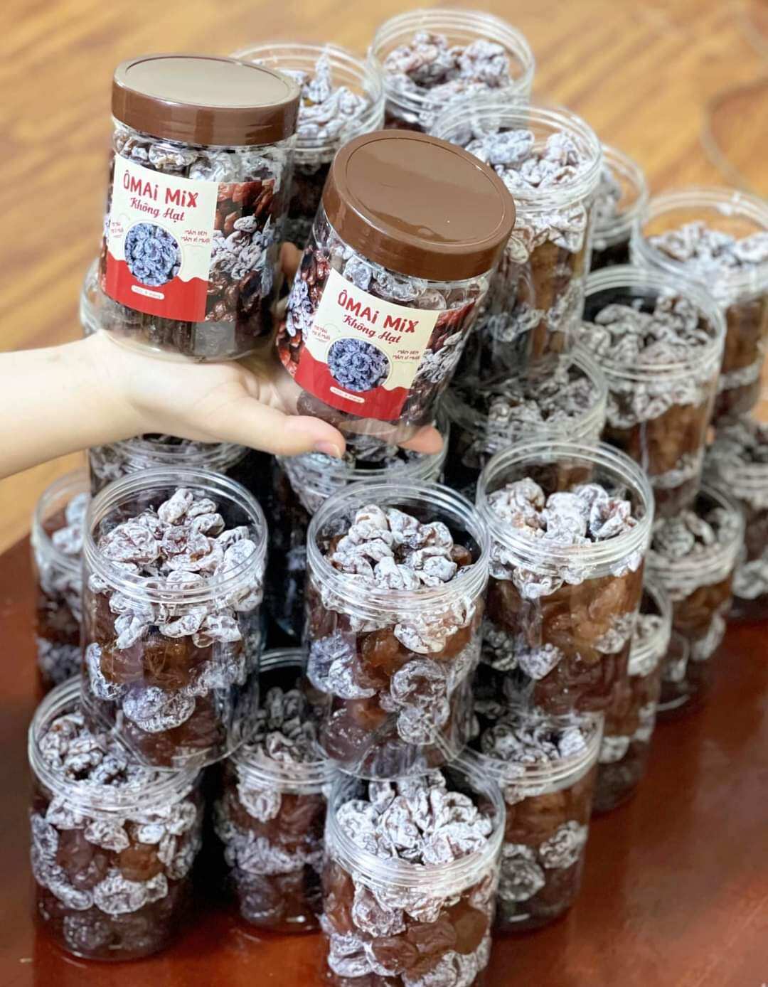 Ô mai mix 3 vị mơ, mận ,xí muội tách hạt - gói 300gr