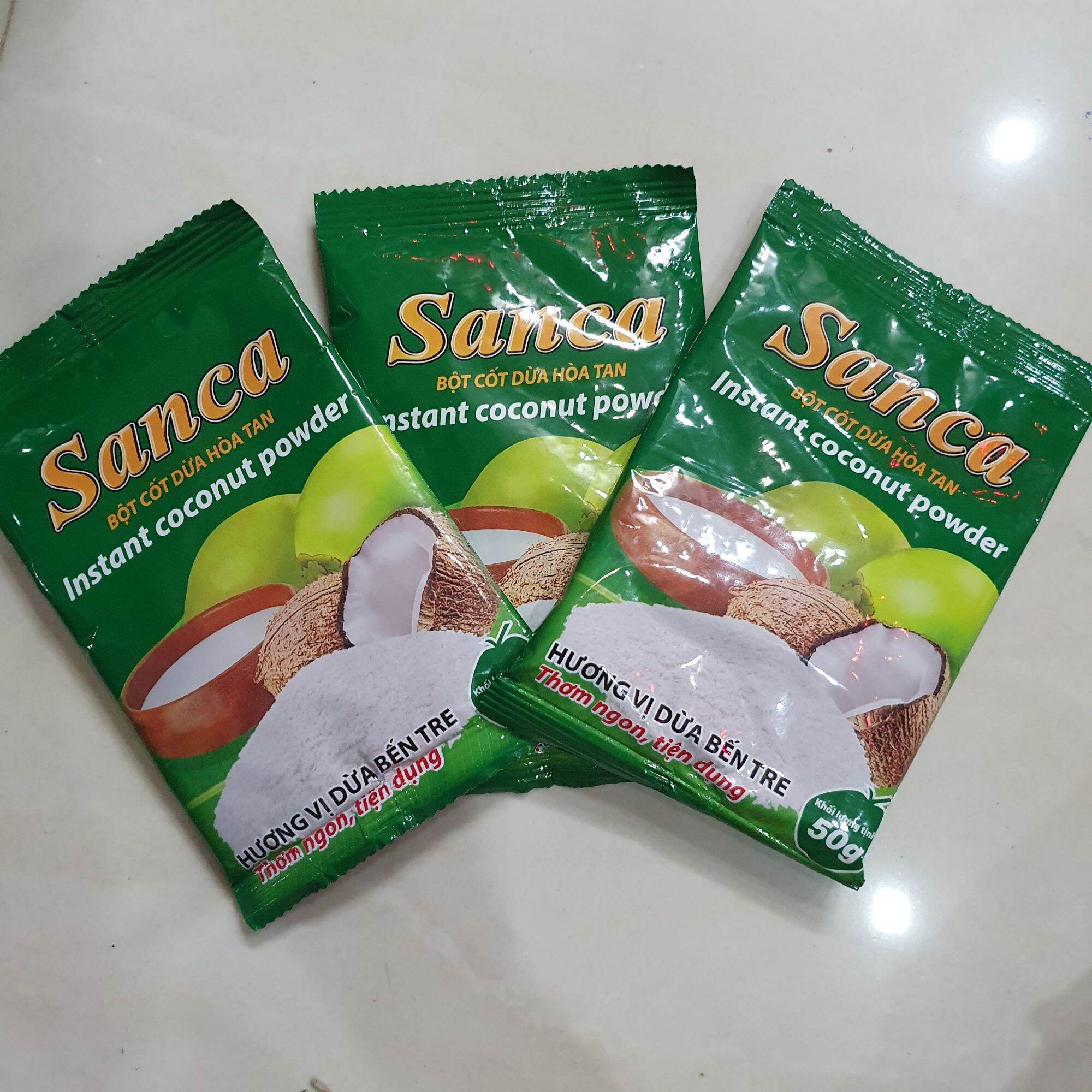 1 gói bộ cốt dừa sanca 50g