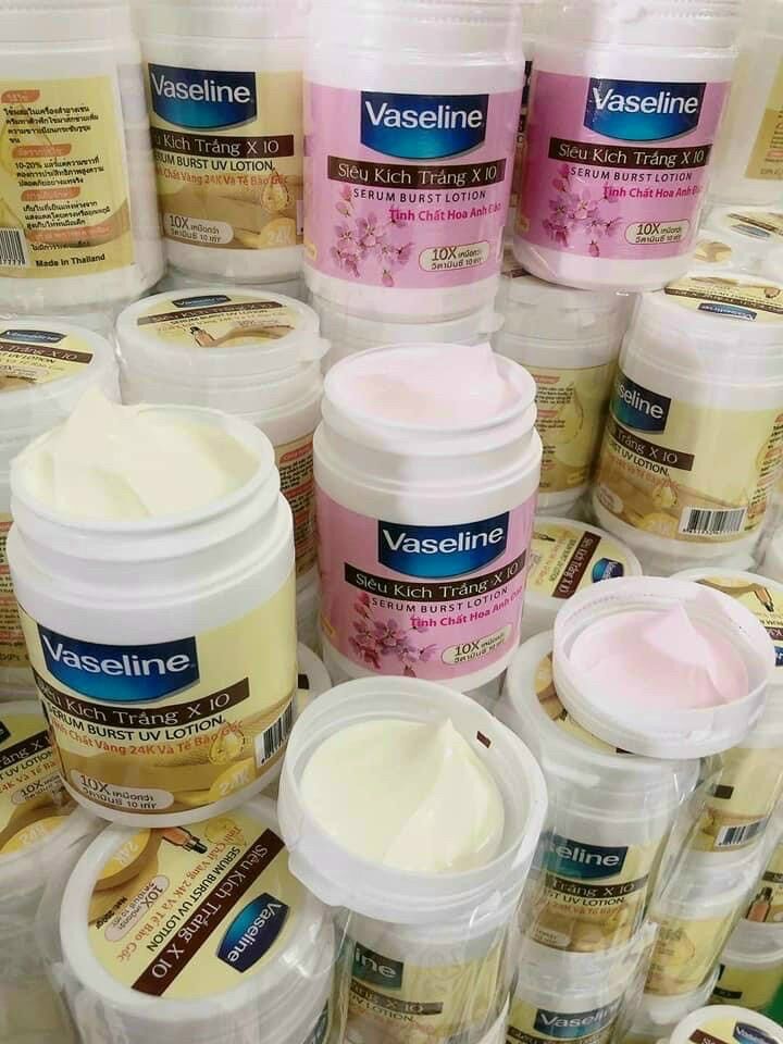 Kem Kích Trắng da ban đêm Vaseline X10
